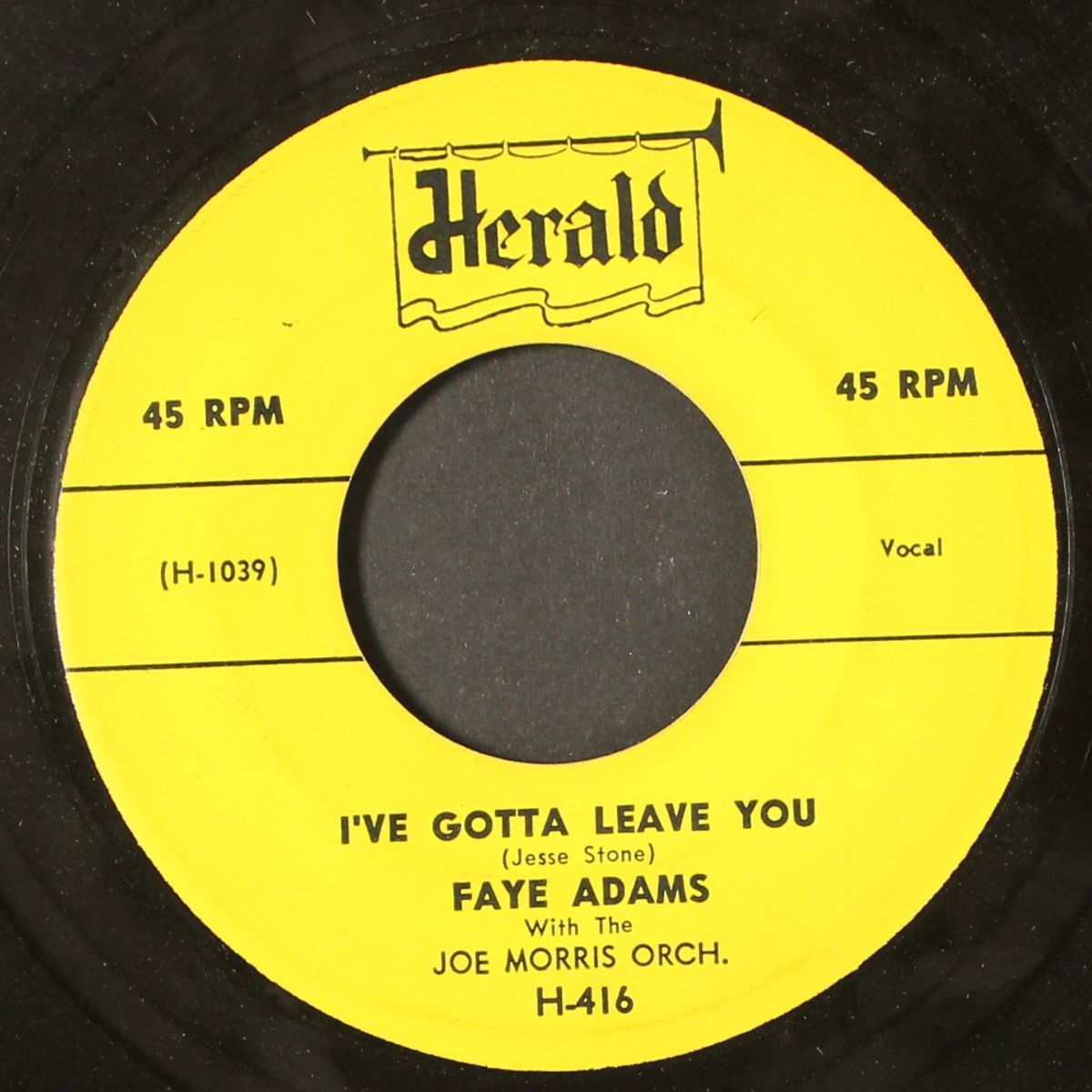 shake a hand / i've gotta leave you by FAYE ADAMS