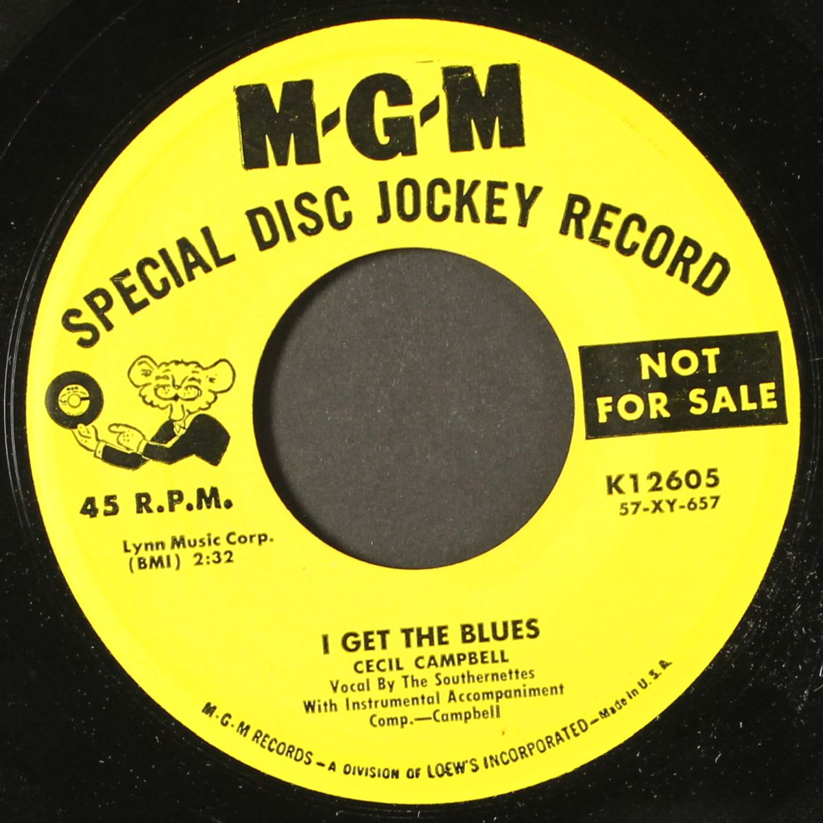 i get the blues / on the prado by CECIL CAMPBELL