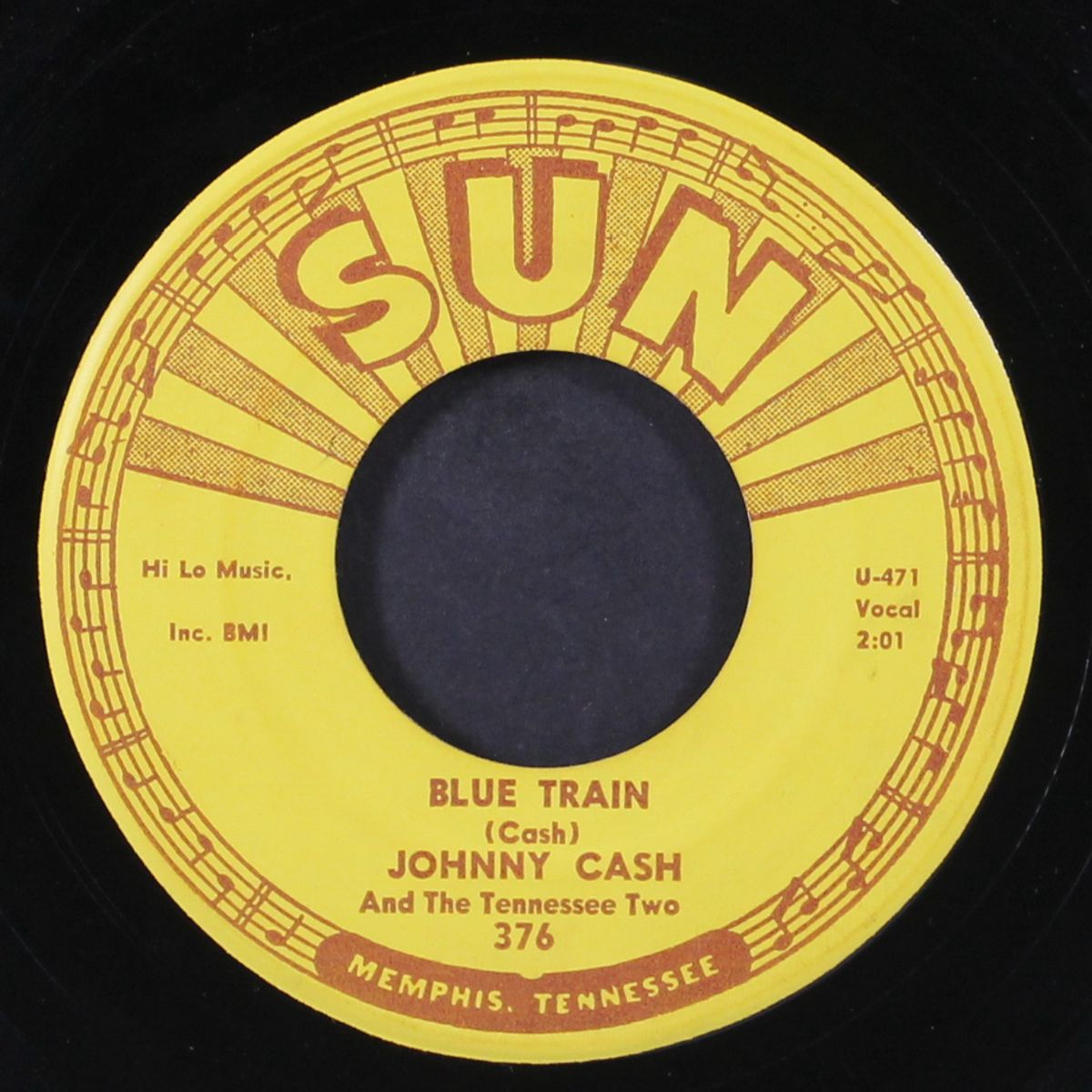 blue train / born to lose by JOHNNY CASH