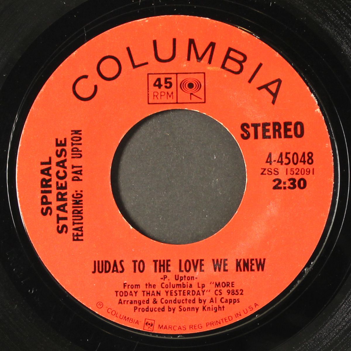 she's ready / judas to the love we knew by SPIRAL STARECASE