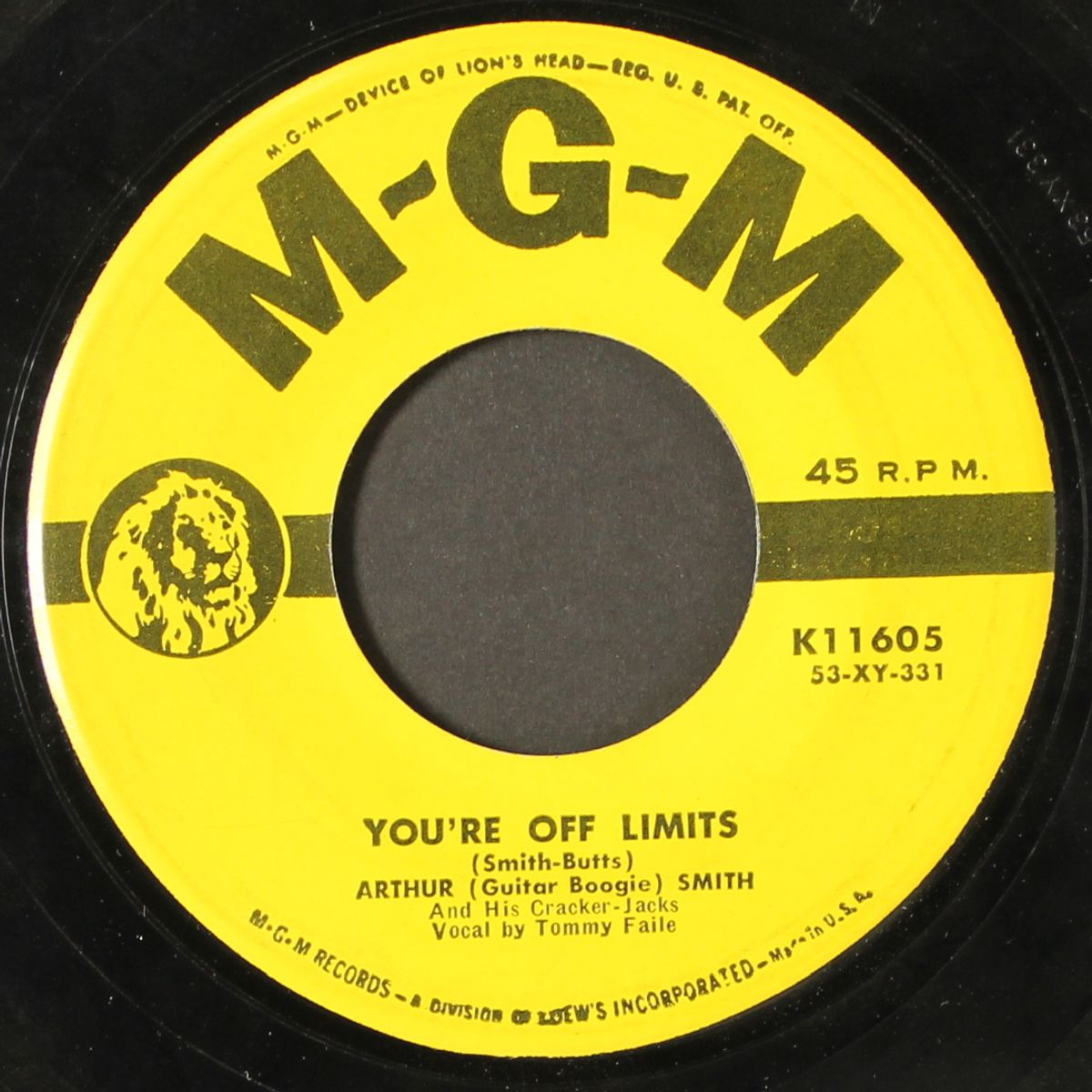 oklahoma polka / you're off limits by ARTHUR SMITH