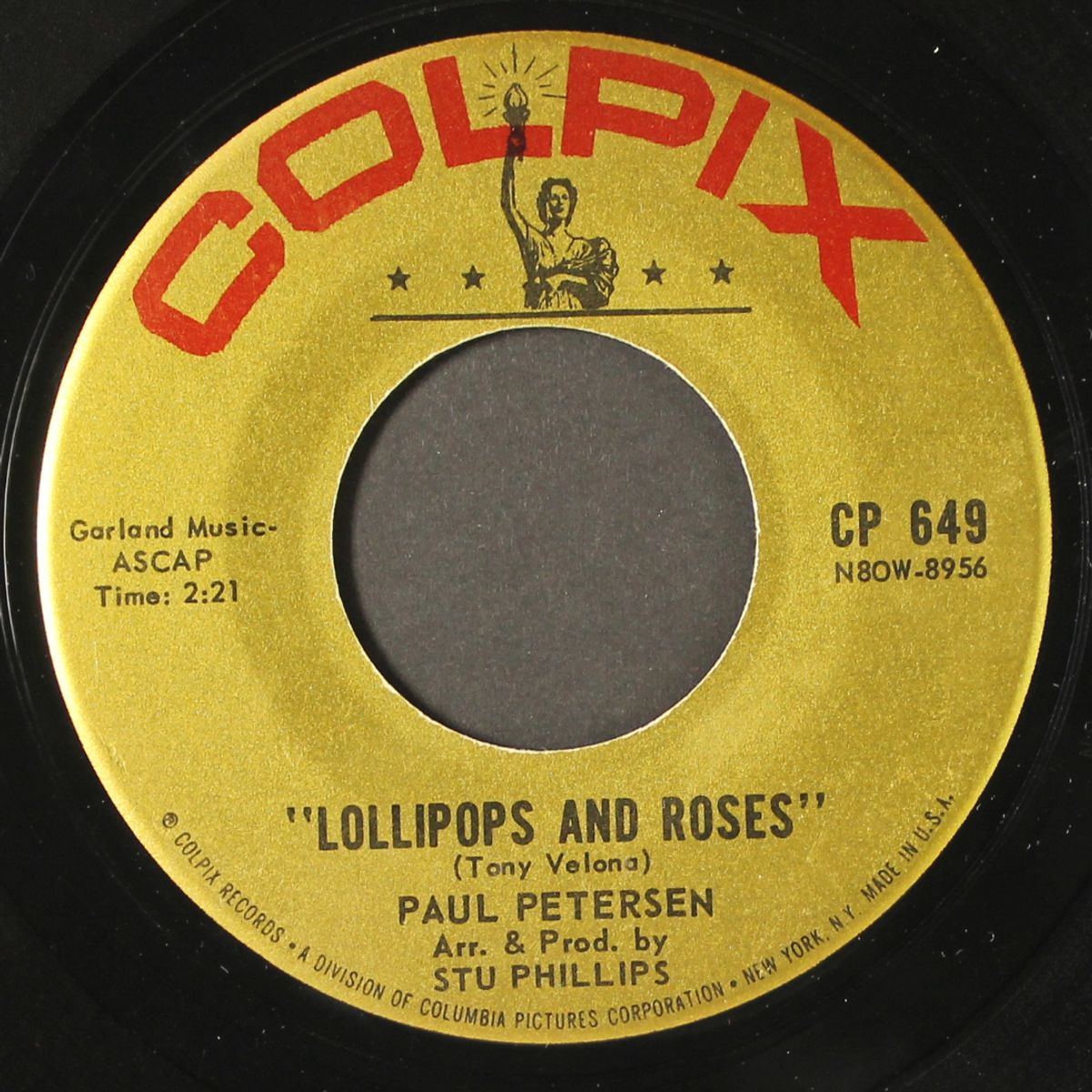lollipops & roses / please mr. sun by PAUL PETERSEN