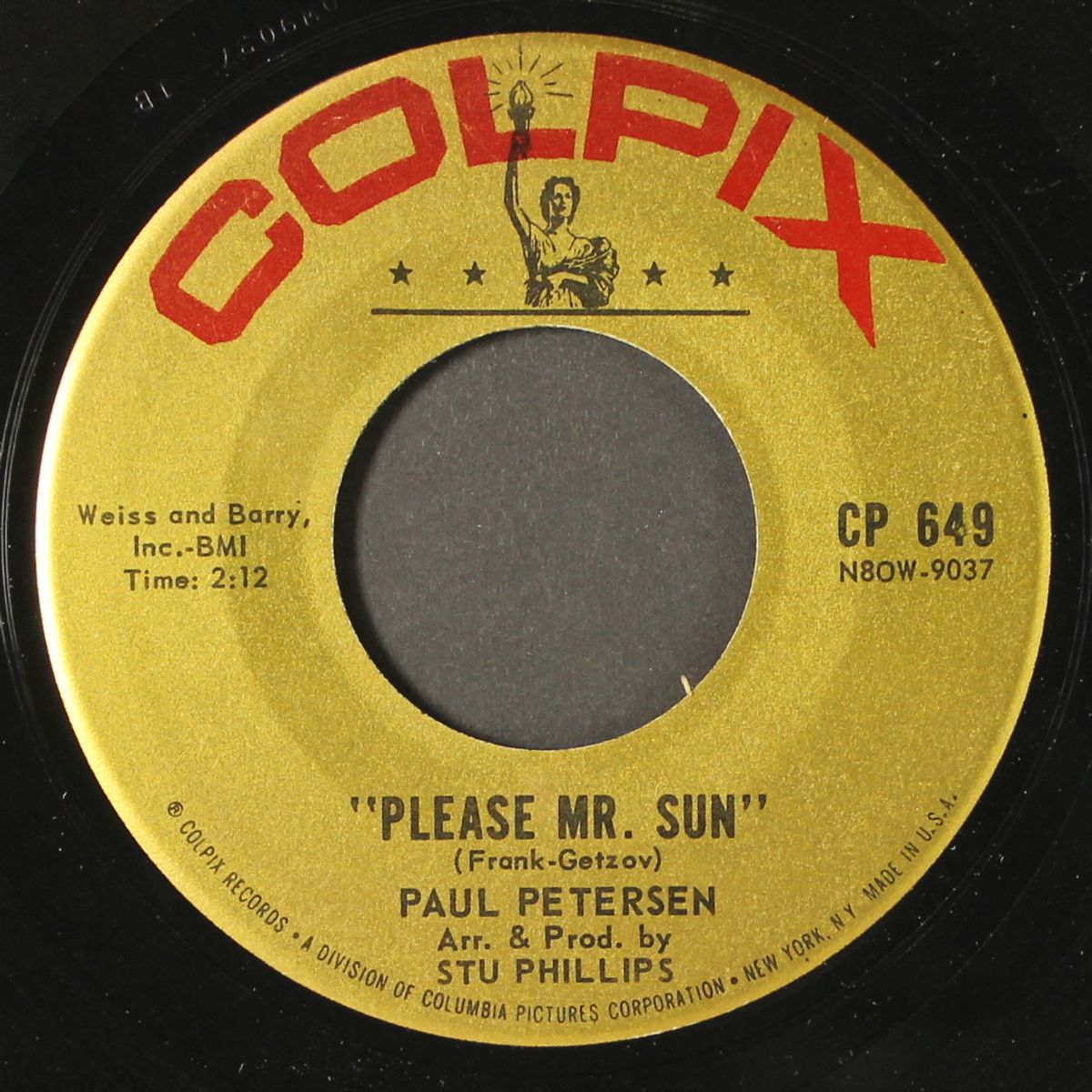 lollipops & roses / please mr. sun by PAUL PETERSEN