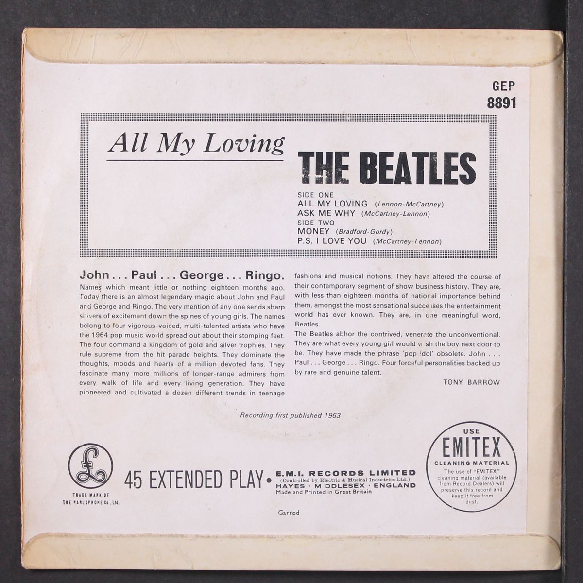 all my loving +3 by BEATLES