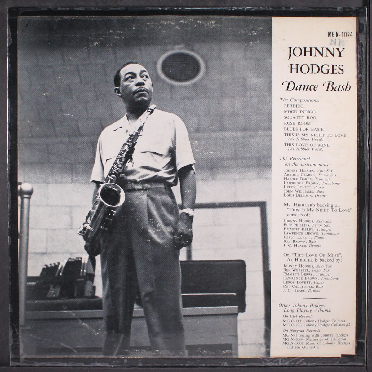 dance bash by JOHNNY HODGES
