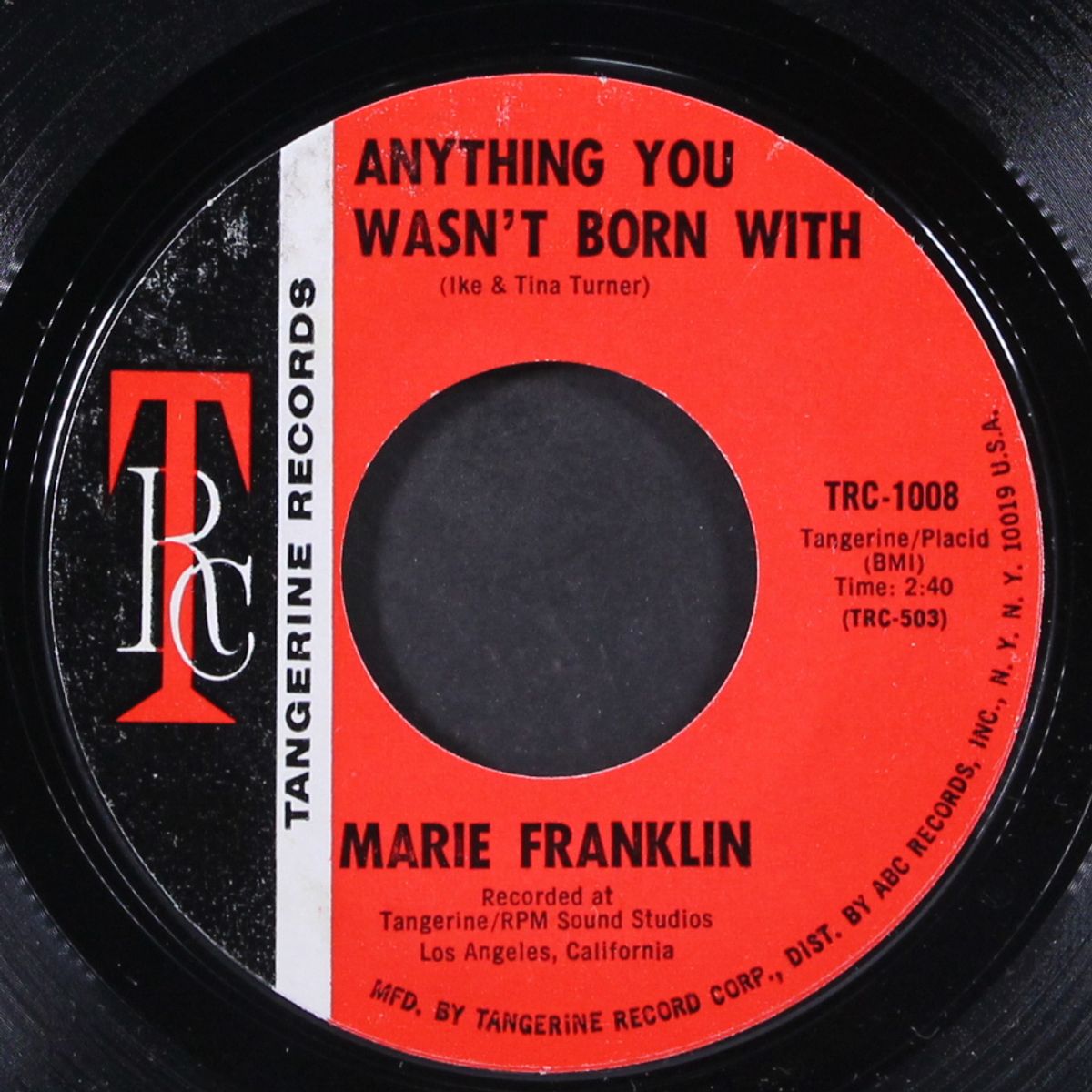 i don't need no man / anything you wasn't born with by MARIE FRANKLIN