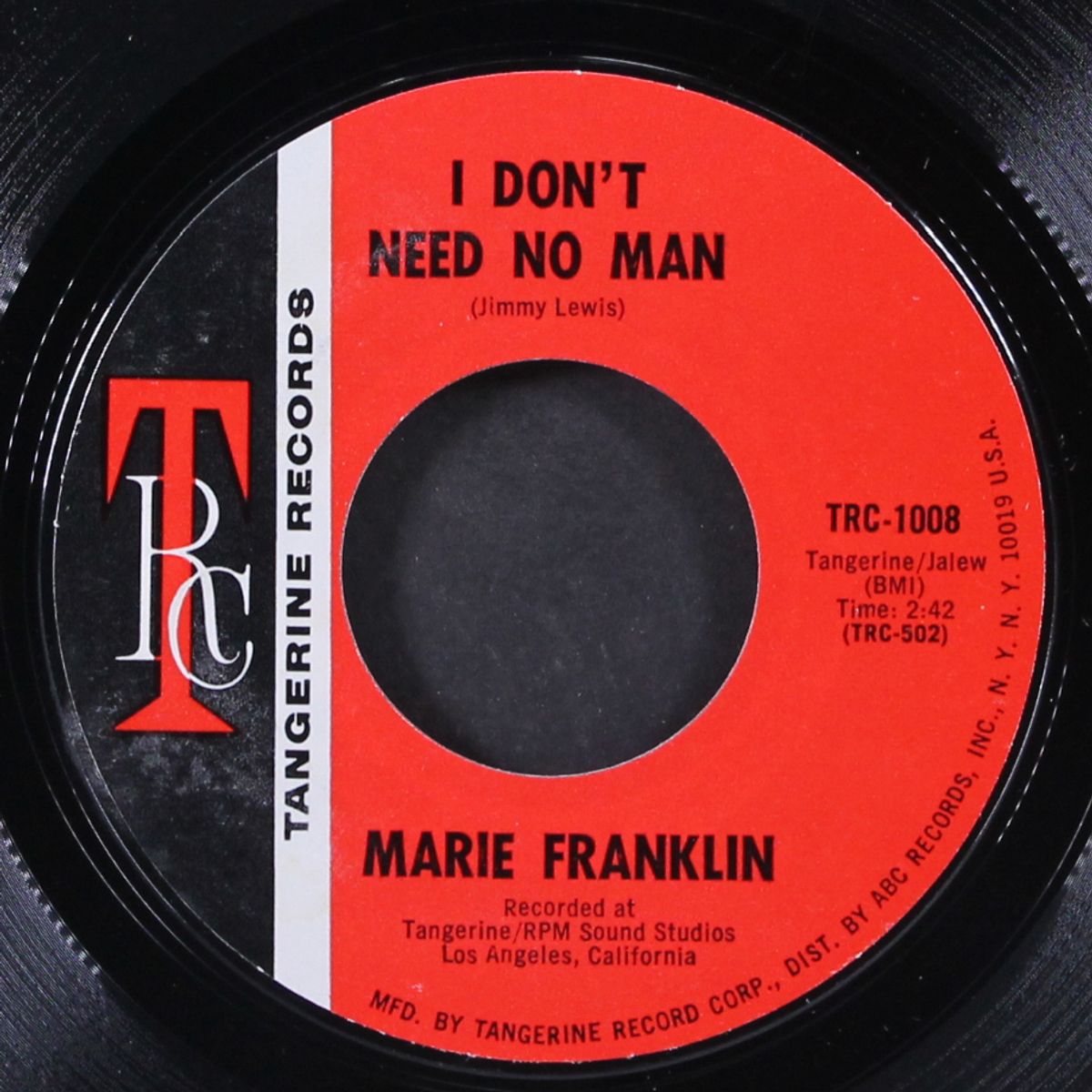 i don't need no man / anything you wasn't born with by MARIE FRANKLIN