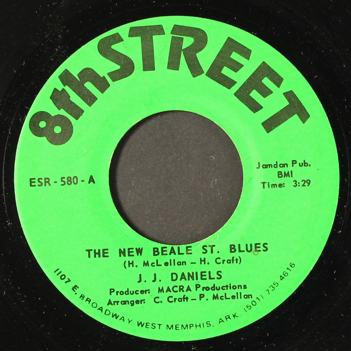 the new beale street blues by J.J. DANIELS