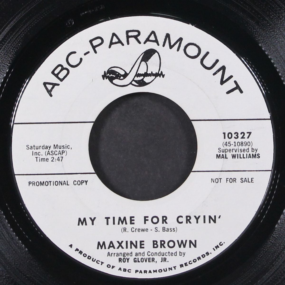 my time for cryin' / wanting you by MAXINE BROWN