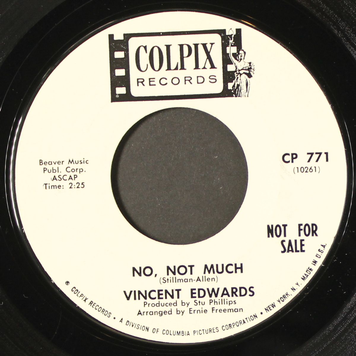 see that girl / no, not much by VINCENT EDWARDS