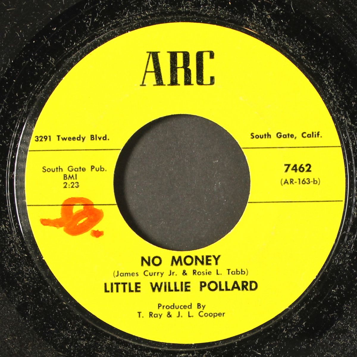 no money / '67 blues by LITTLE WILLIE POLLARD