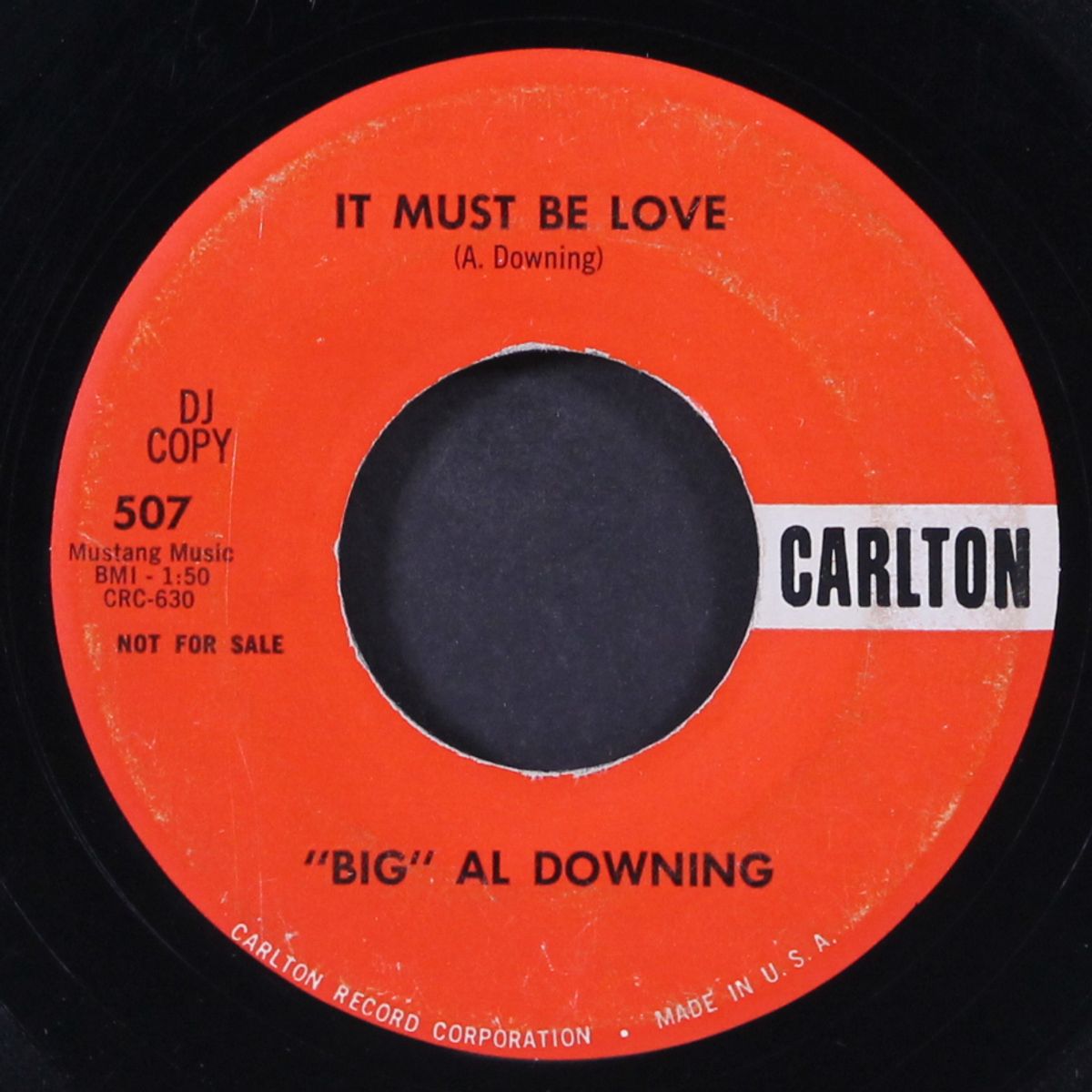 when my blue moon turns to gold again / it must be love by 'BIG' AL DOWNING