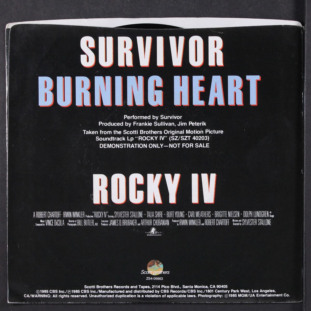 burning heart / same by SURVIVOR