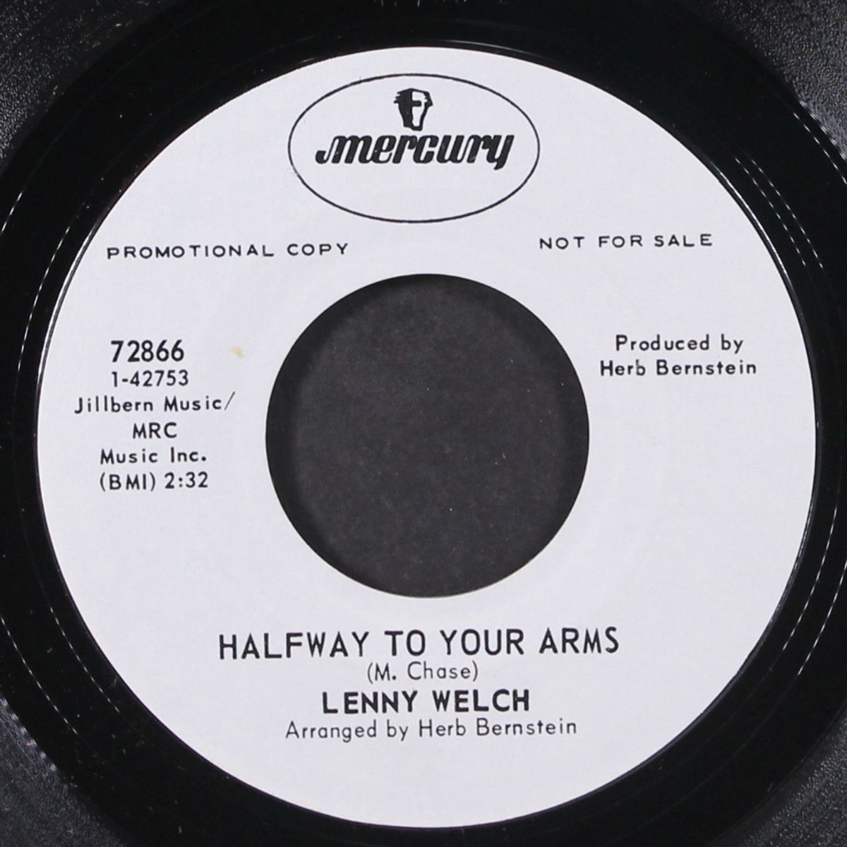 you can't run away / halfway to you arms by LENNY WELCH