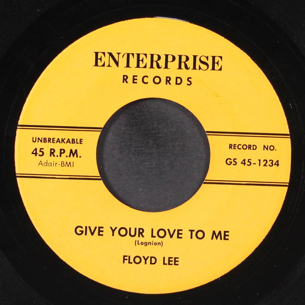 go boy / give your love to me by FLOYD LEE