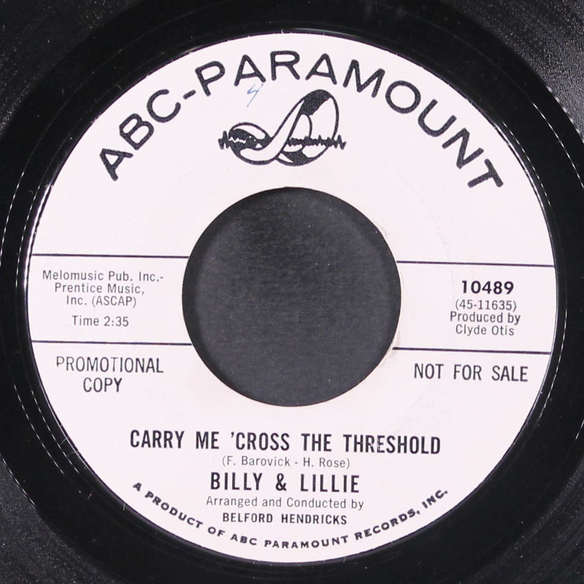 why i love billy / carry me 'cross the threshold / carry me 'cross the threshold by BILLY & LILLIE