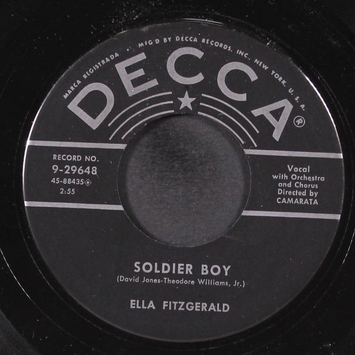 soldier boy / a satisfied mind by ELLA FITZGERALD