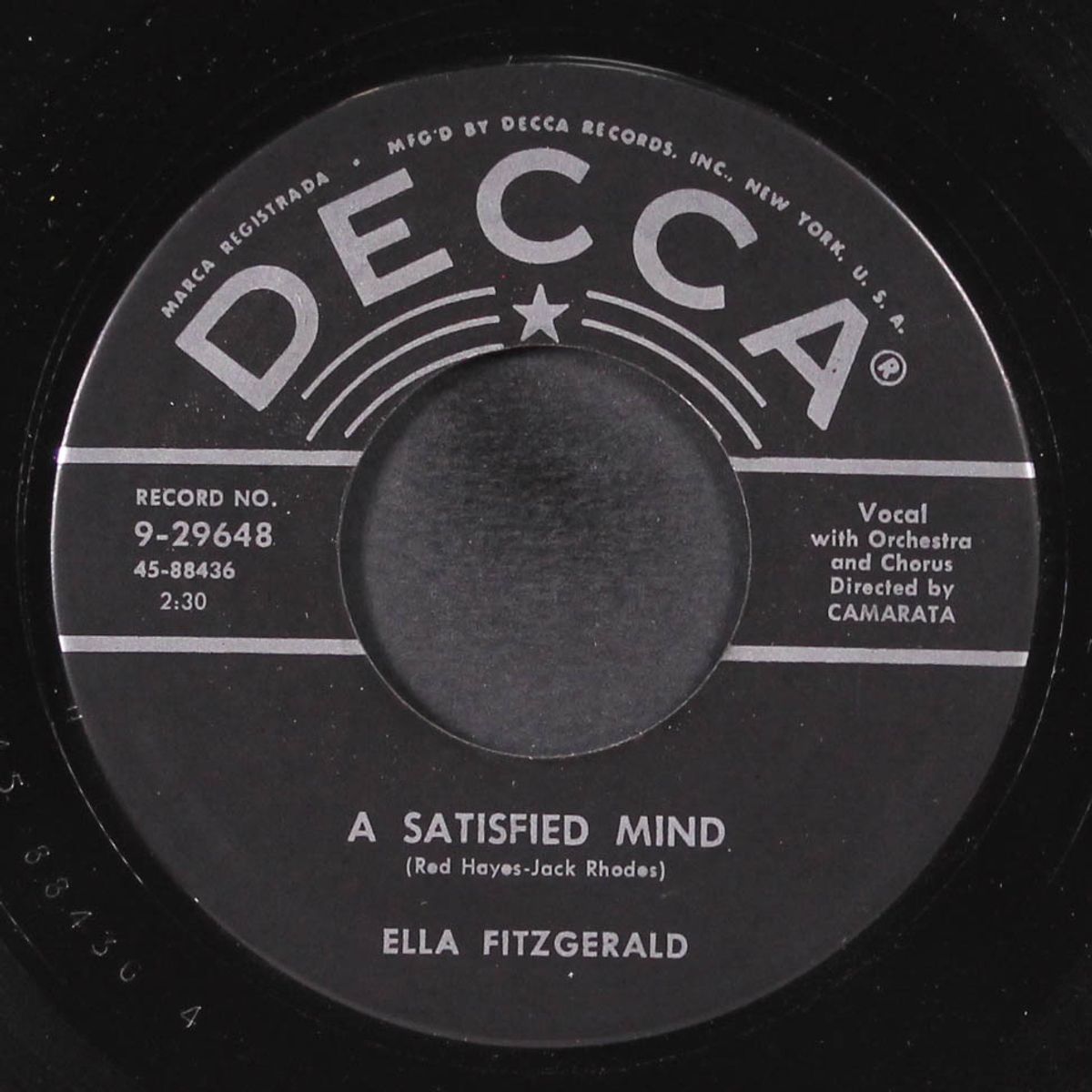 soldier boy / a satisfied mind by ELLA FITZGERALD