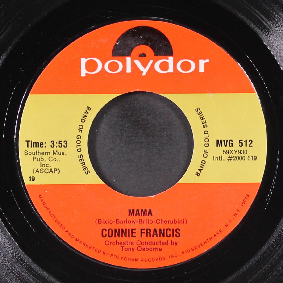 liptick on your collar / mama by CONNIE FRANCIS