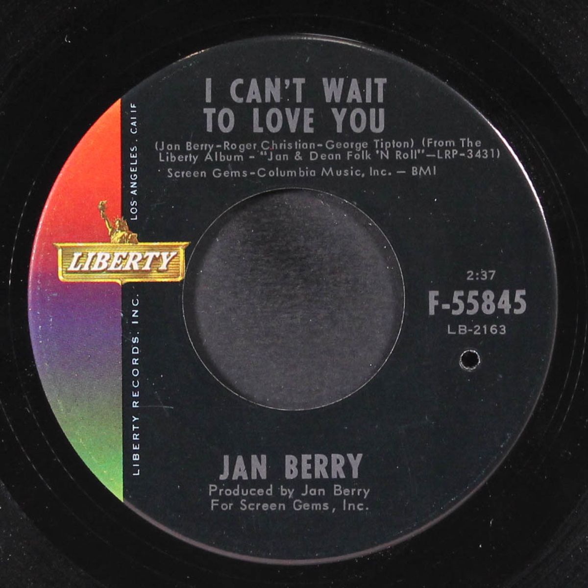 the universal coward / i can't wait to love you by JAN BERRY
