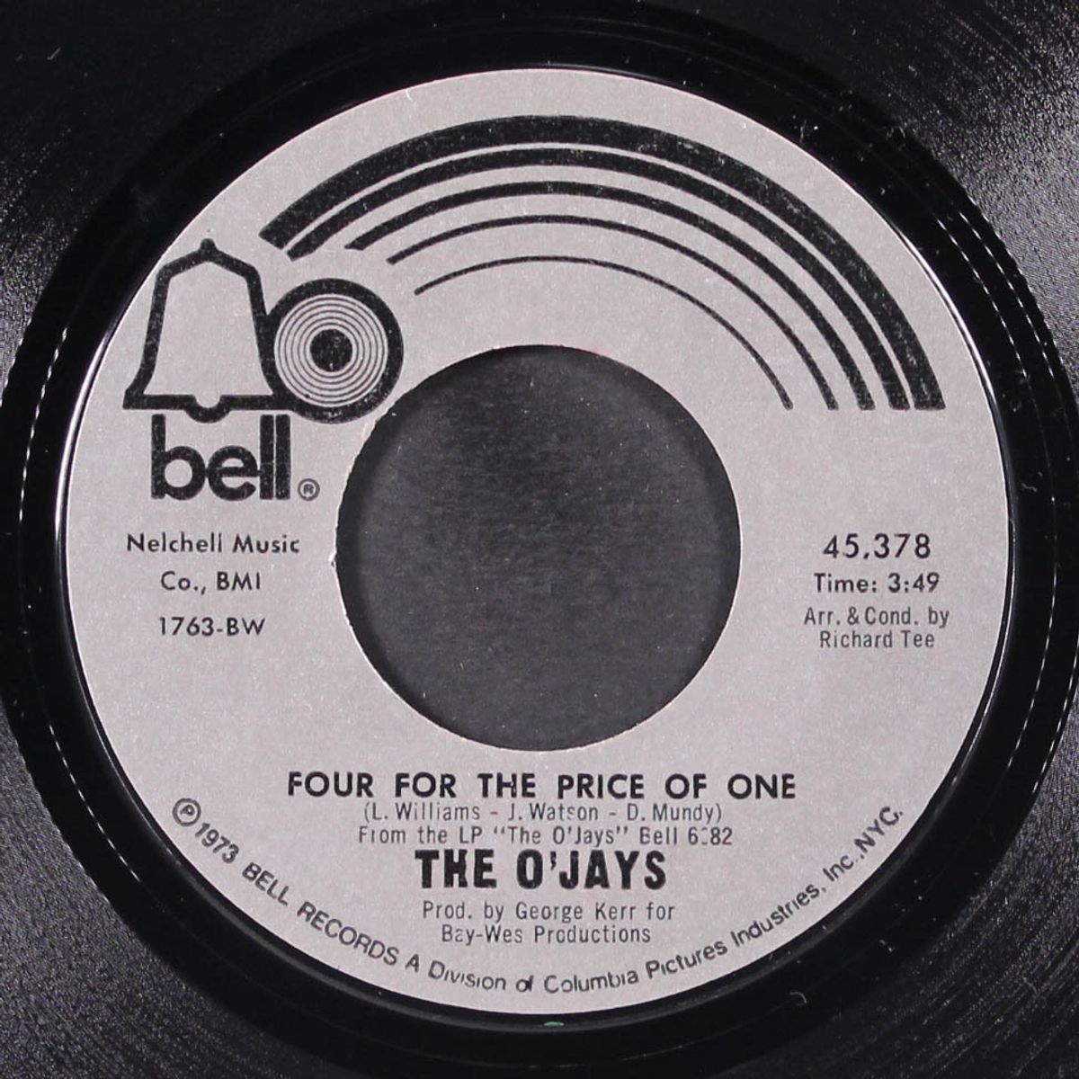 look over your shoulder / four for the price of one by O'JAYS