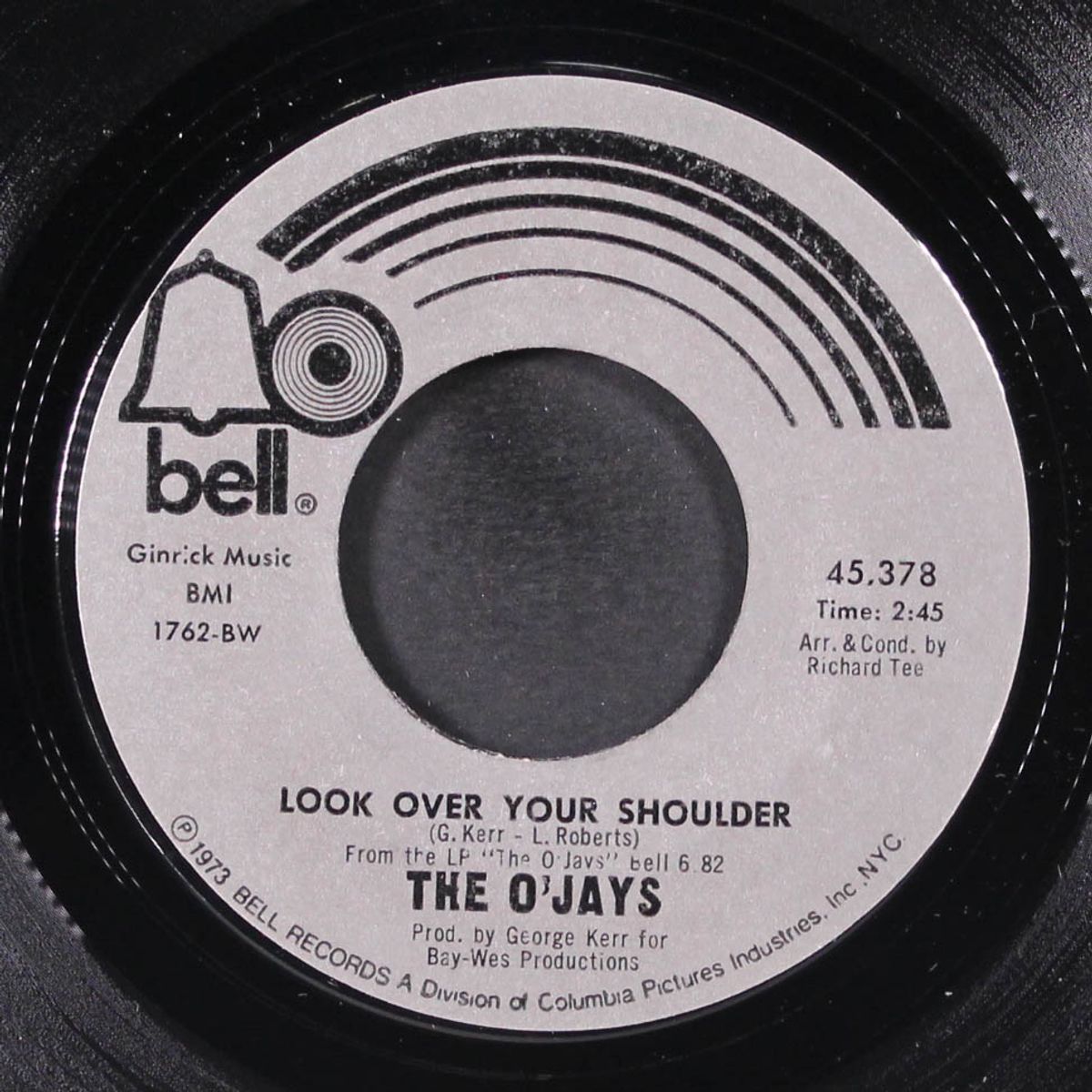 look over your shoulder / four for the price of one by O'JAYS