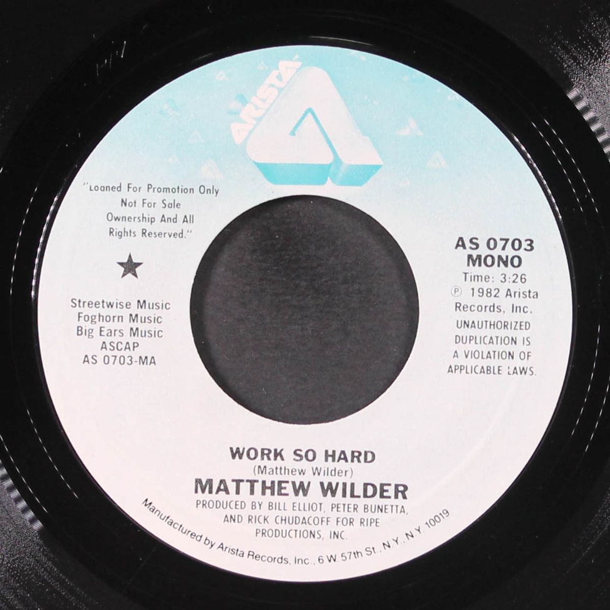 work so hard / mono by MATTHEW WILDER