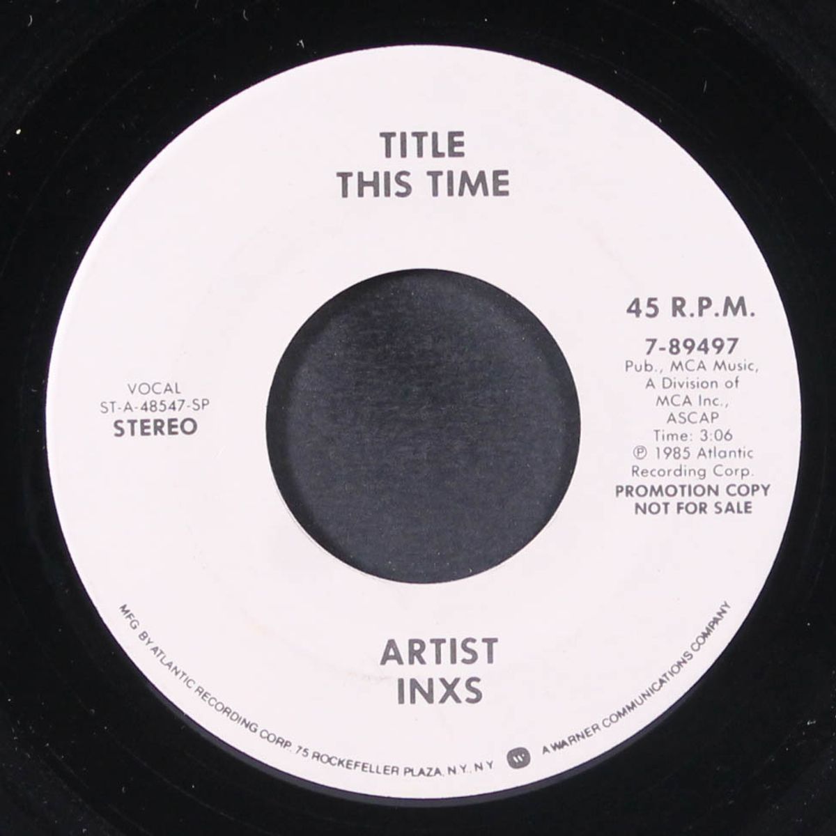 this time / same by INXS