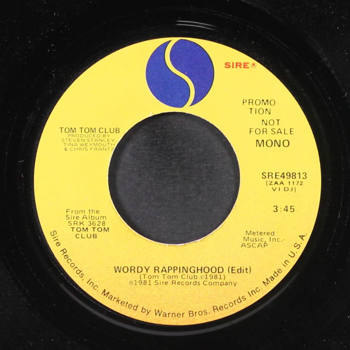 wordy rappinghood / mono by TOM TOM CLUB