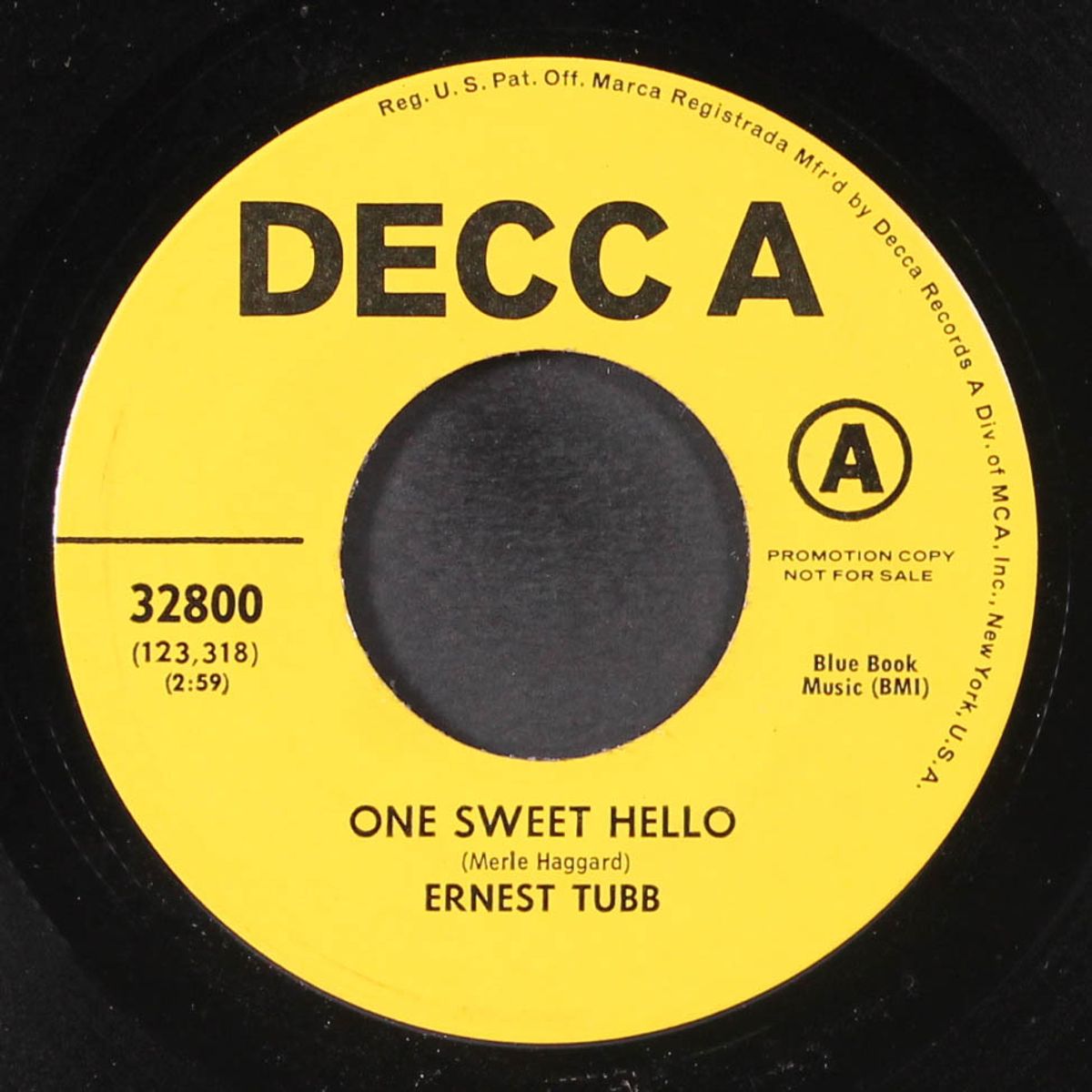when ole goin' geta a'goin' / one sweet hello by ERNEST TUBB