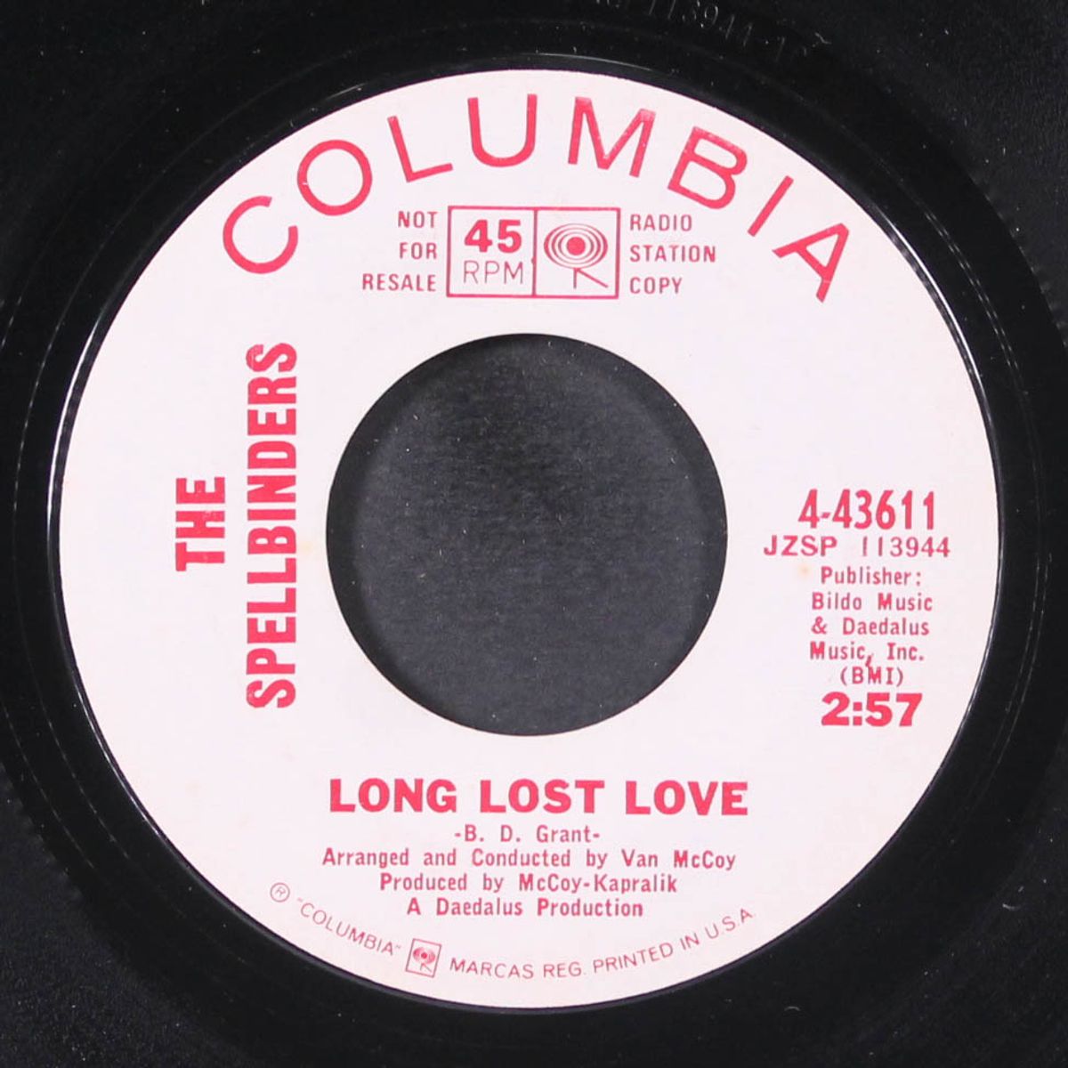 we're acting like lovers / long lost love by SPELLBINDERS