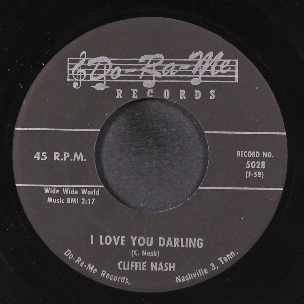 jennie lou / i love you darling by CLIFFIE NASH