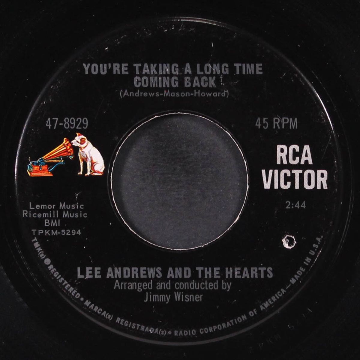 quiet as it's kept / you're taking a long time coming back by LEE ANDREWS & HEARTS