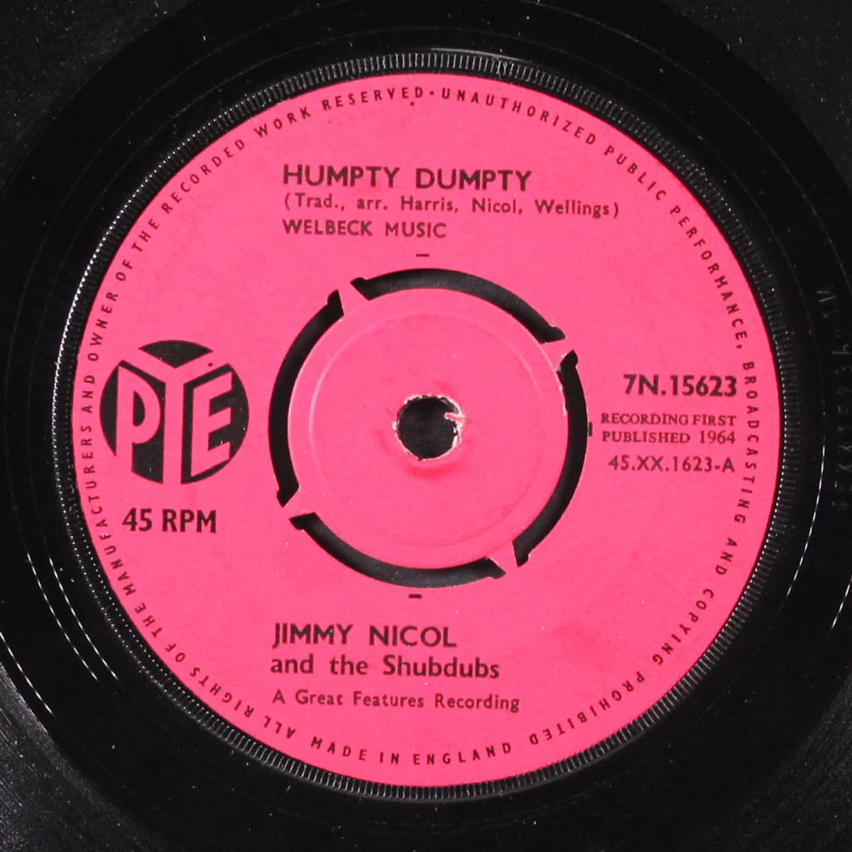 humpty dumpty / night train by JIMMY NICOL & SHUBDUBS