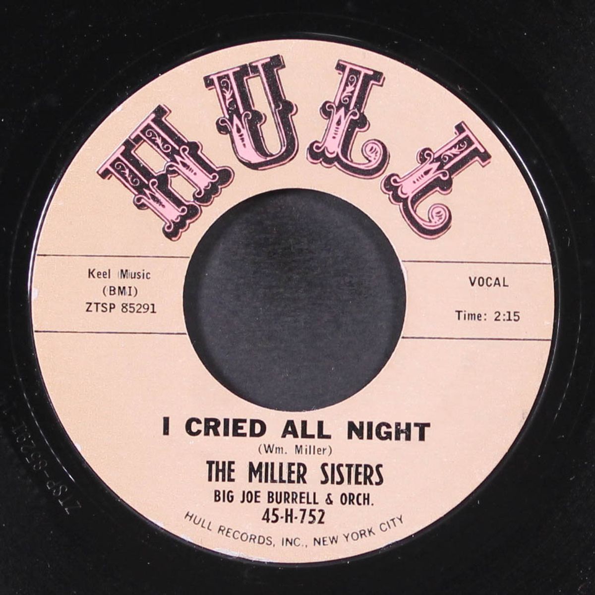 i cried all night / hully gully reel by MILLER SISTERS
