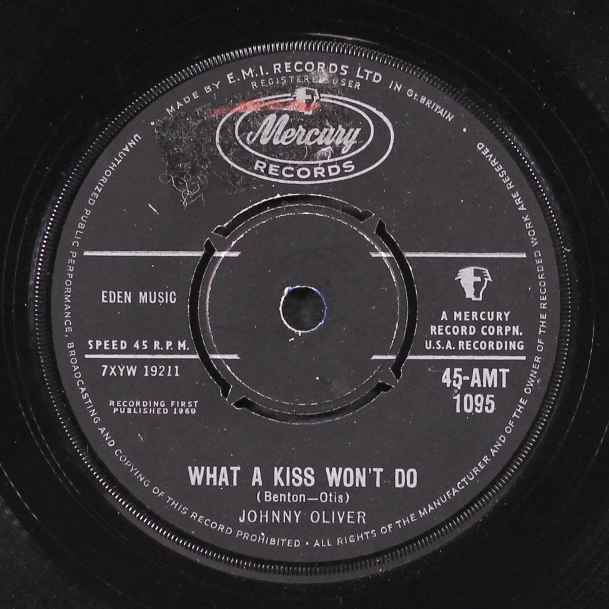 what a kiss won't do / that's all i'm living for by JOHNNY OLIVER