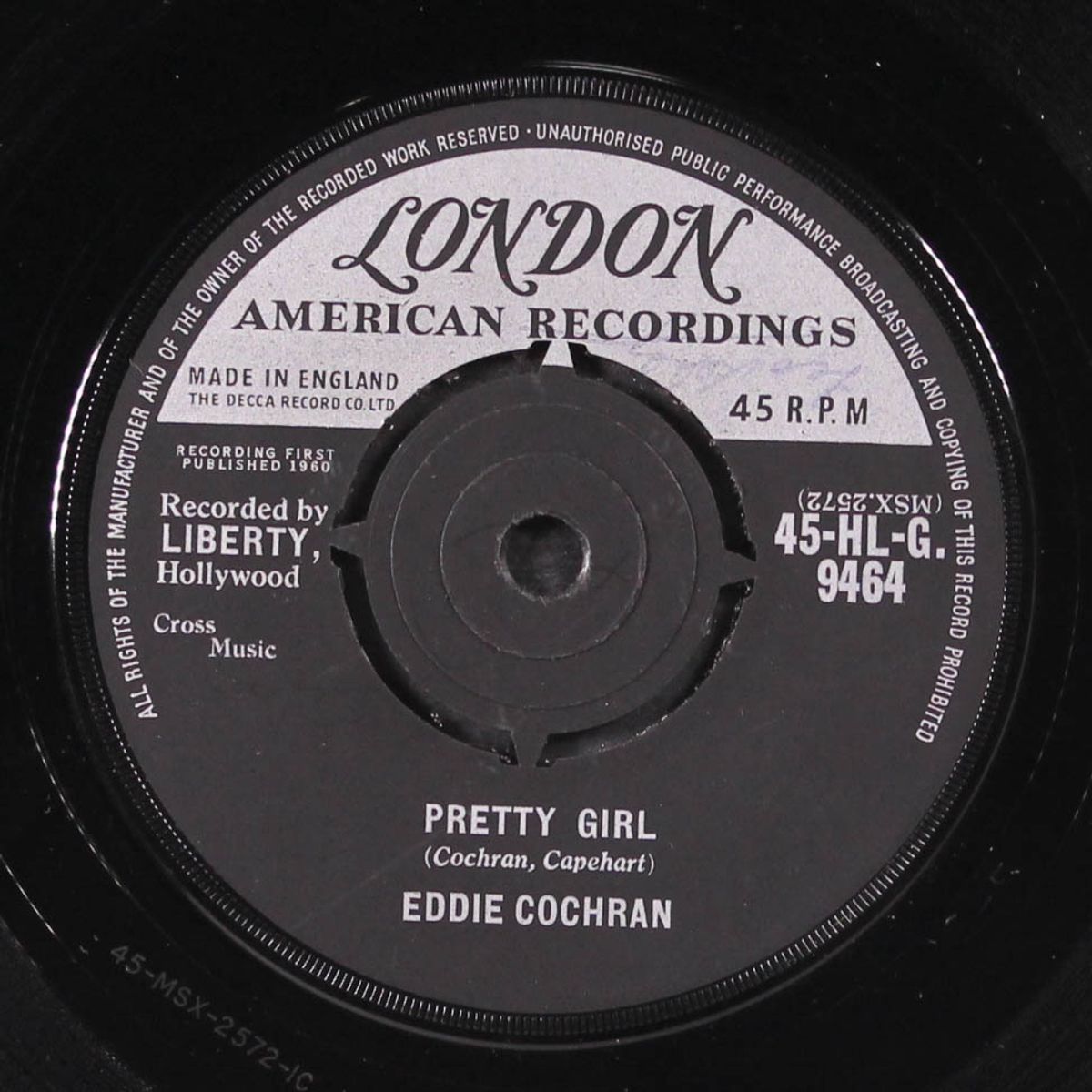 theresa / pretty girl by EDDIE COCHRAN