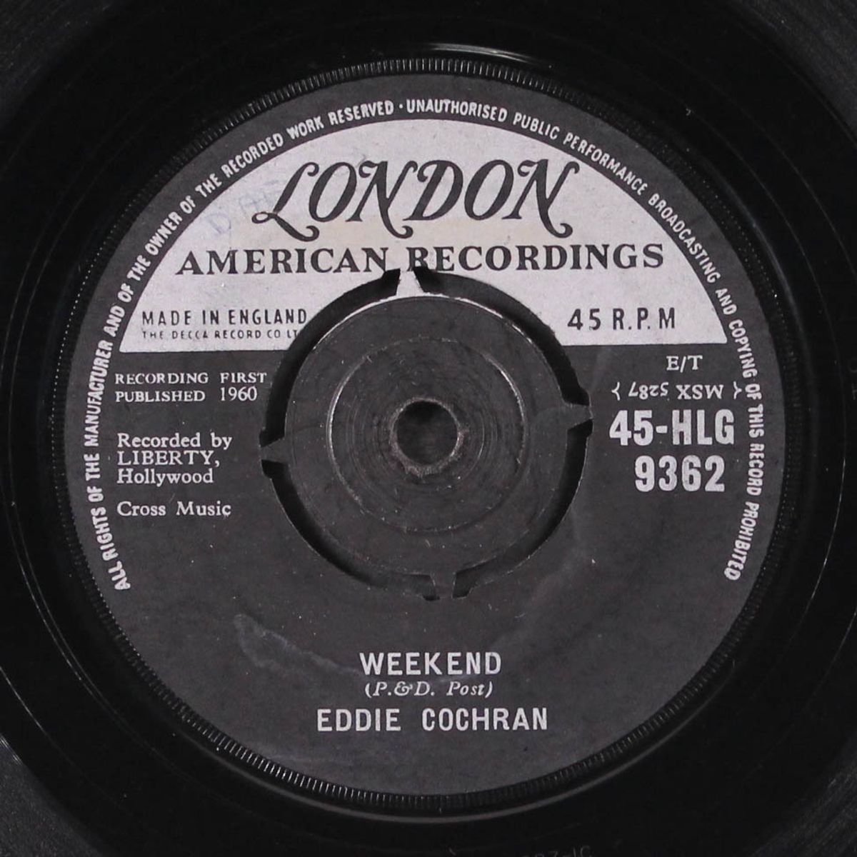 weekend / cherished memories by EDDIE COCHRAN