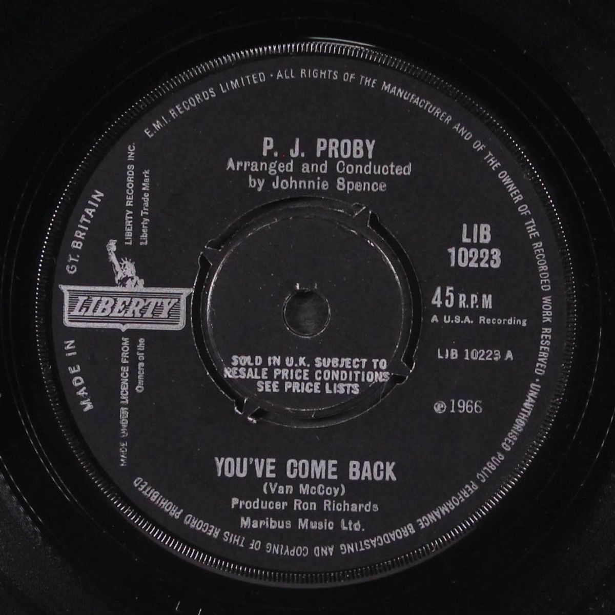 you've come back / it ain't necessarily so by P.J. PROBY