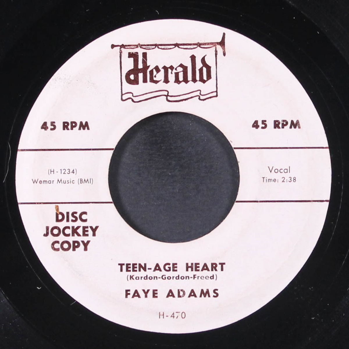 teen-age heart / witness to the crime by FAYE ADAMS