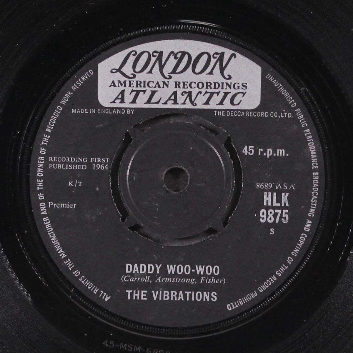 my girl sloopy / daddy woo-woo by VIBRATIONS