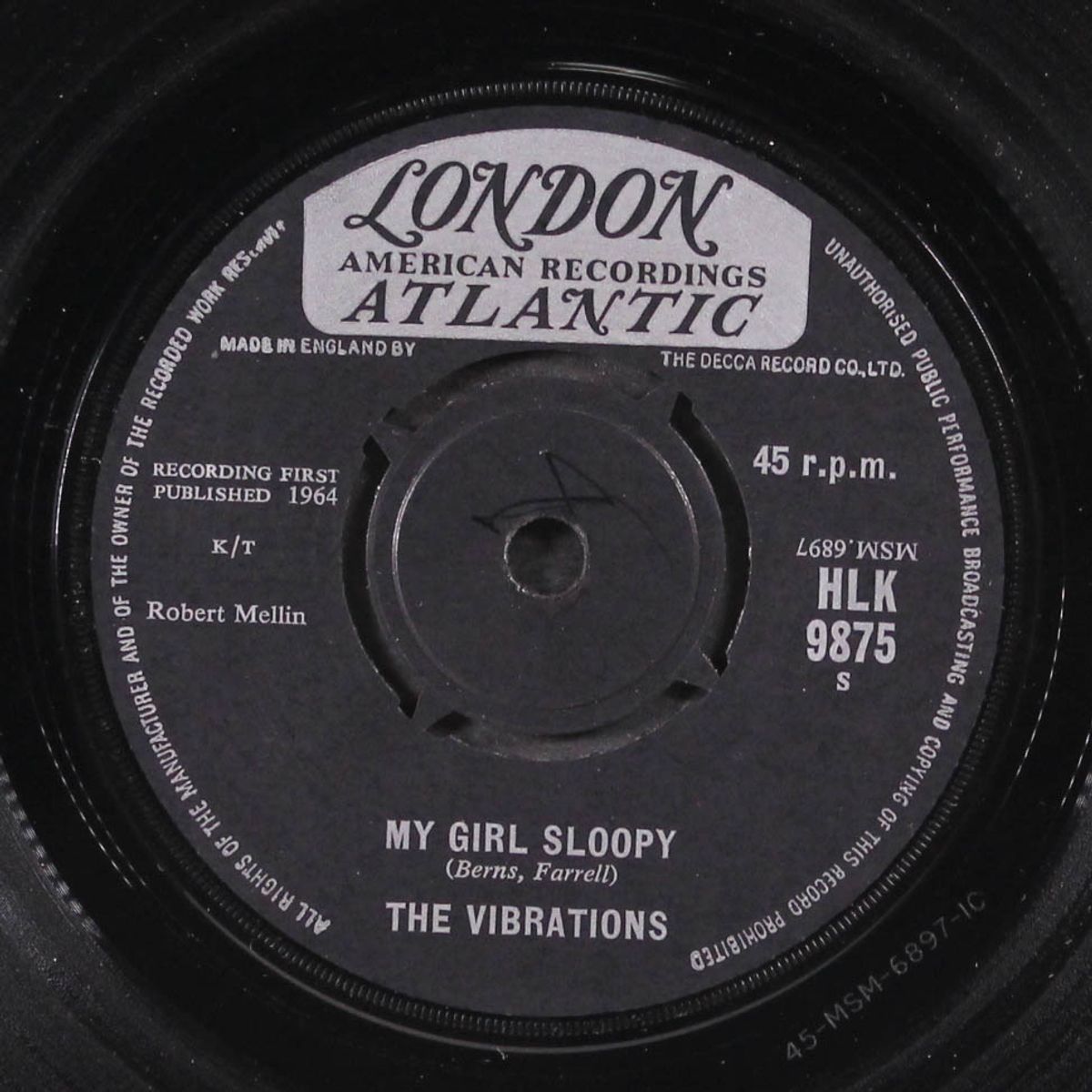 my girl sloopy / daddy woo-woo by VIBRATIONS
