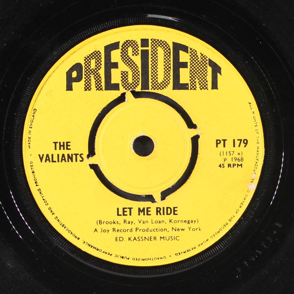 let me go, lover / let me ride by VALIANTS
