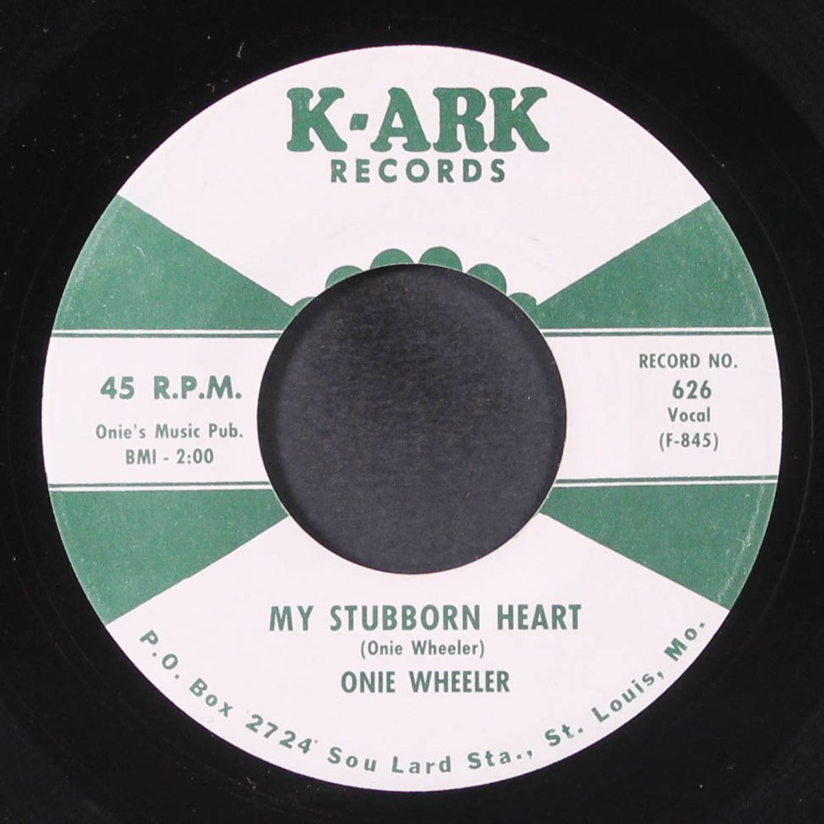 white lightning cherokee / my stubborn heart by ONIE WHEELER