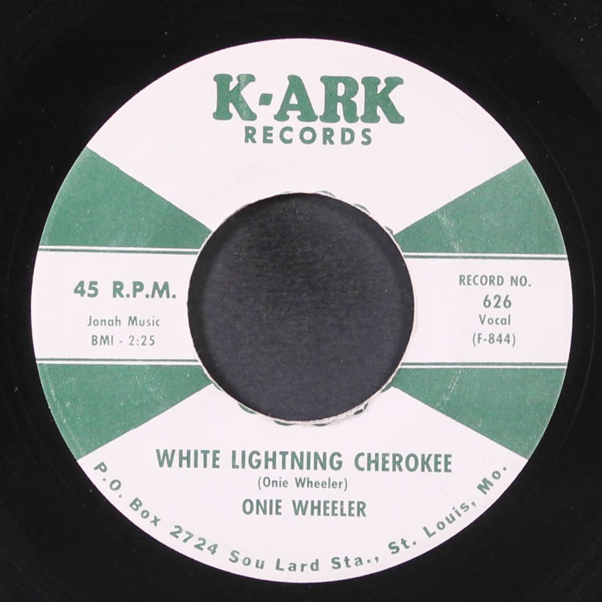 white lightning cherokee / my stubborn heart by ONIE WHEELER