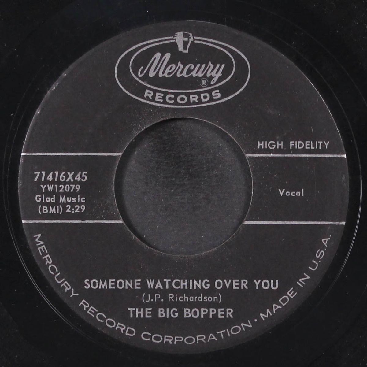 walking through my dreams / someone watching over you by BIG BOPPER