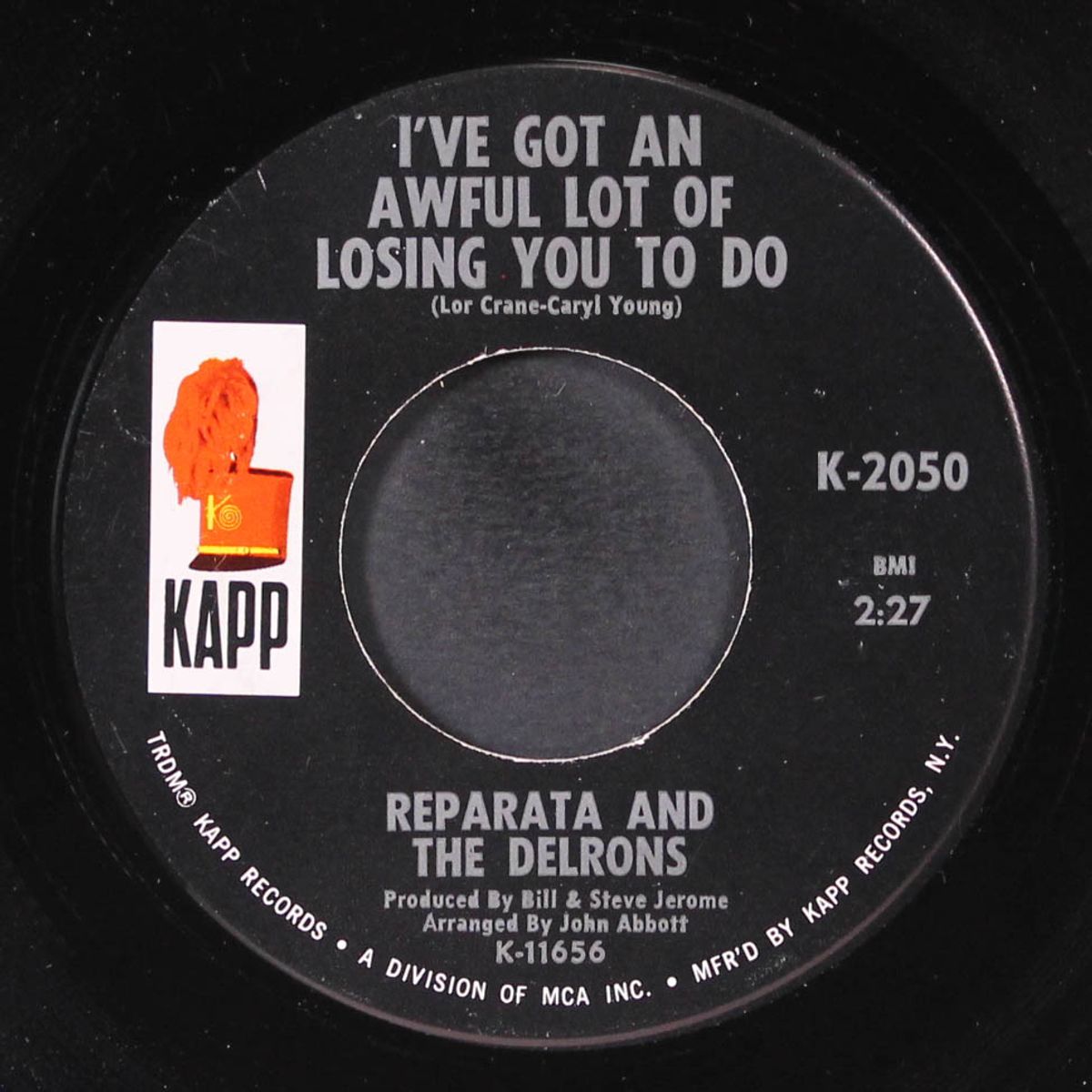 walking in the rain / i've got an awful lot of losing you to do by REPARATA & DELRONS