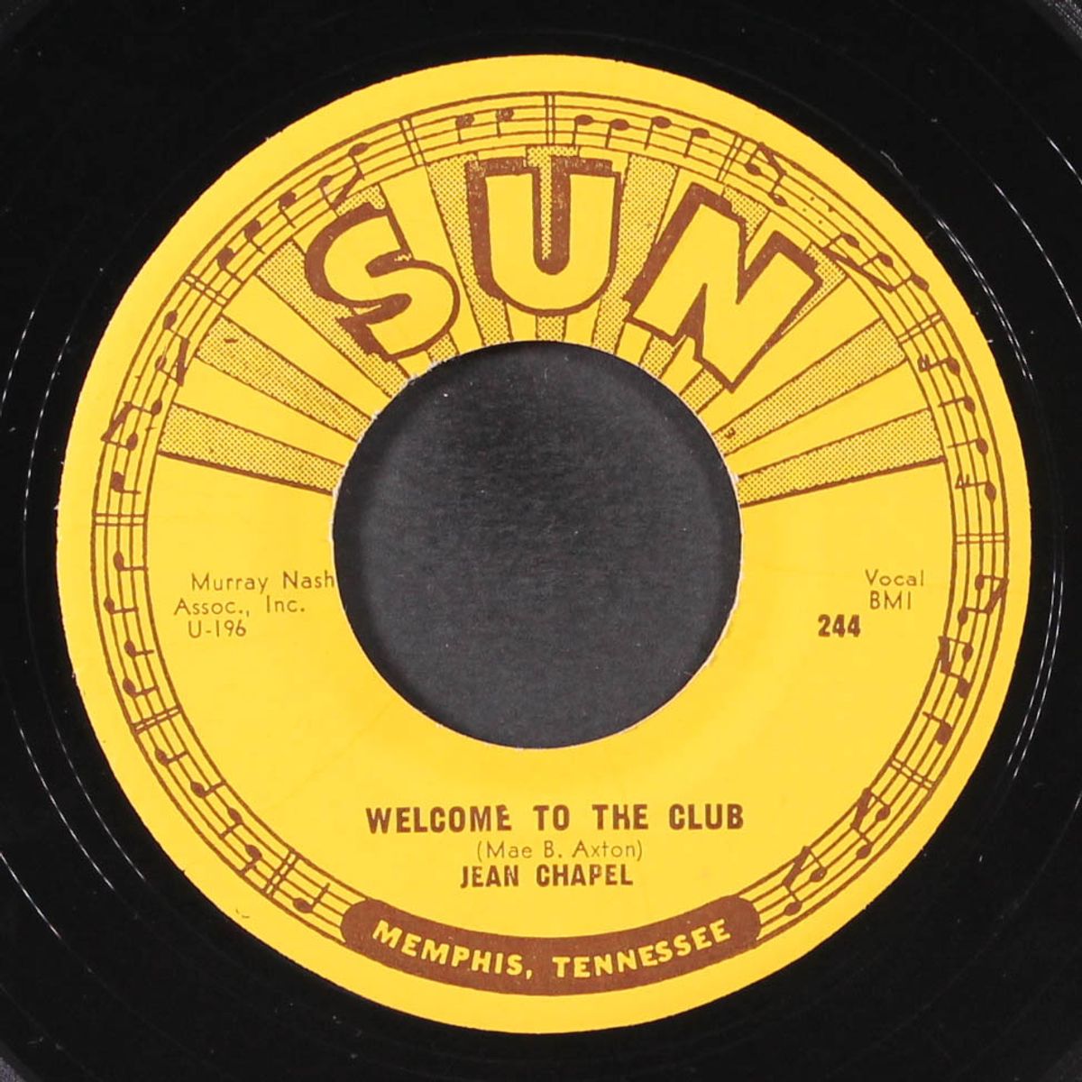 i won't be rockin' tonight / welcome to the club by JEAN CHAPEL