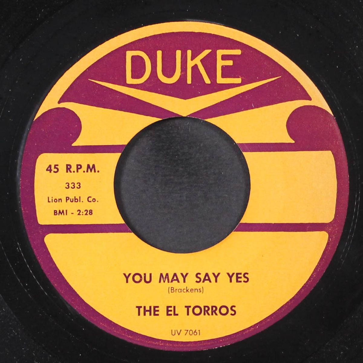 you may say yes / two lips by EL TORROS