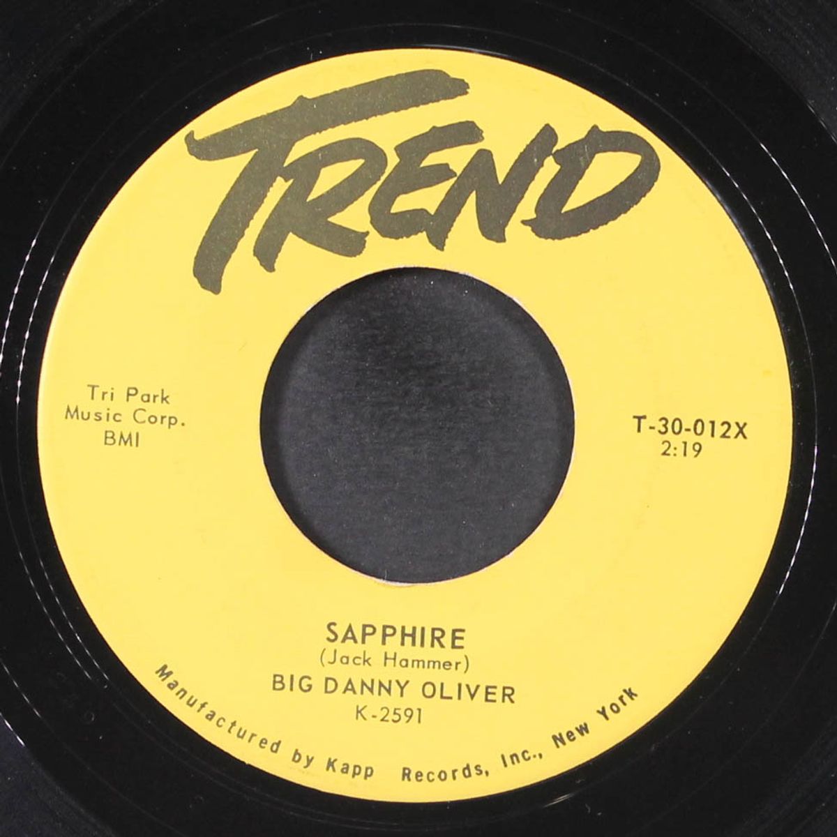 sapphire / i wanna go steady by BIG DANNY OLIVER